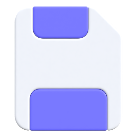 Save  3D Icon