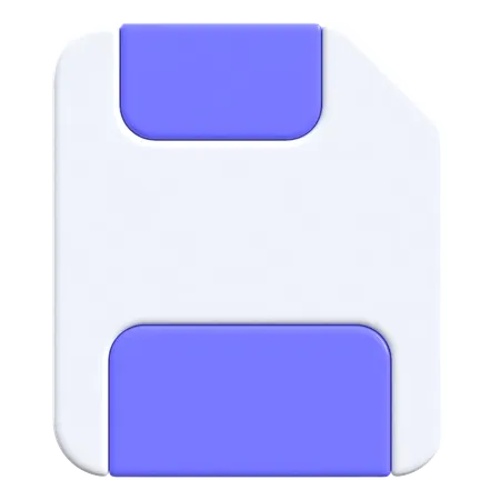 Save  3D Icon