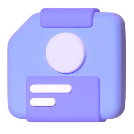 Save  3D Icon