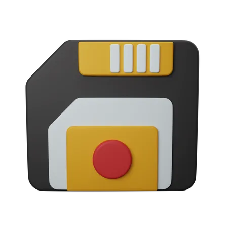 3 D Rendering Save As Or Floppy Disk Isolated Useful For User Interface Apps And Web Design 3D Icon