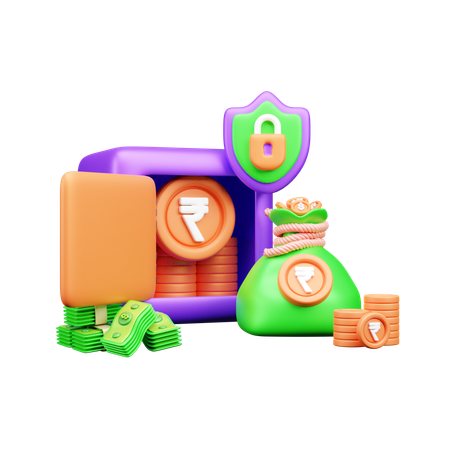 Save Box  3D Icon