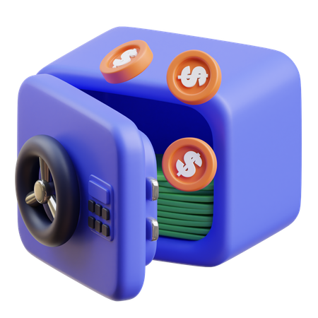 Save Box  3D Icon