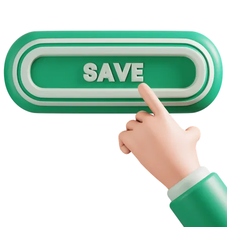 Save button  3D Icon