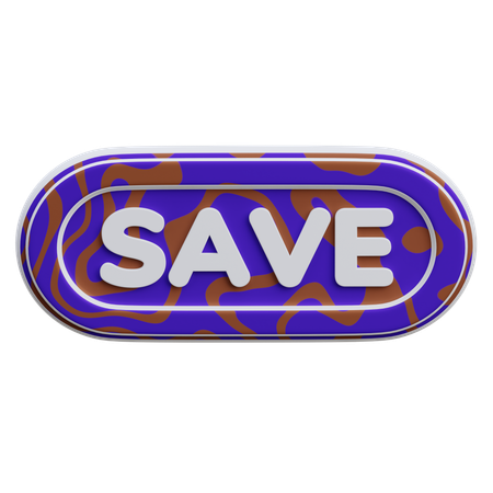 Save Button  3D Icon