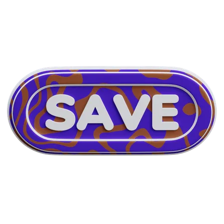 Save Button  3D Icon