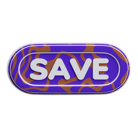 Save Button  3D Icon