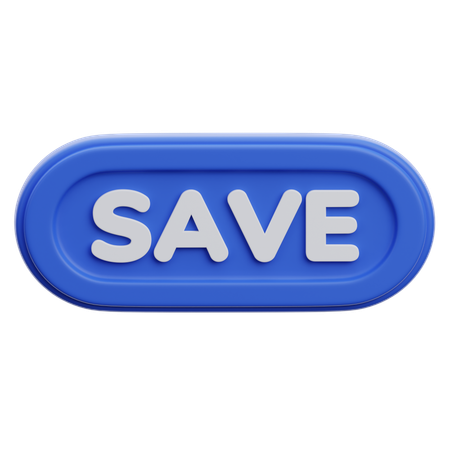 Save Button  3D Icon