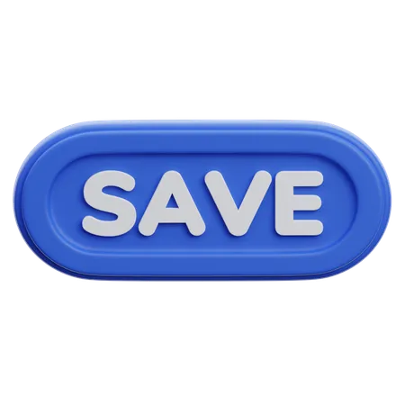 Save Button  3D Icon