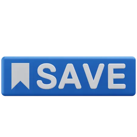 Save Button  3D Icon