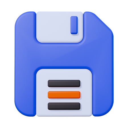 Save Data  3D Icon