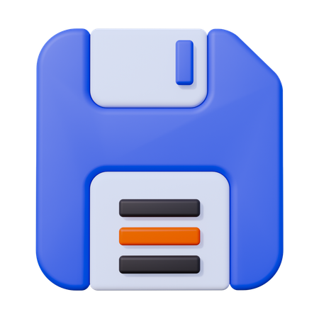 Save Data  3D Icon