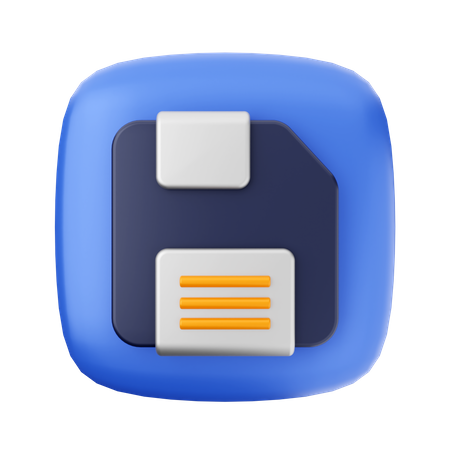 Save Disk  3D Icon