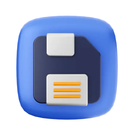 Save Disk  3D Icon