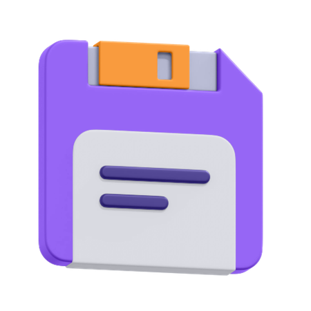 Save Disk  3D Icon