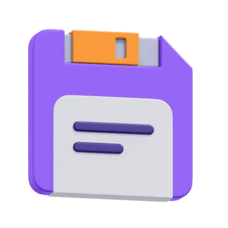 Save Disk  3D Icon