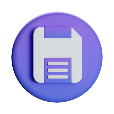 Save Disk  3D Icon
