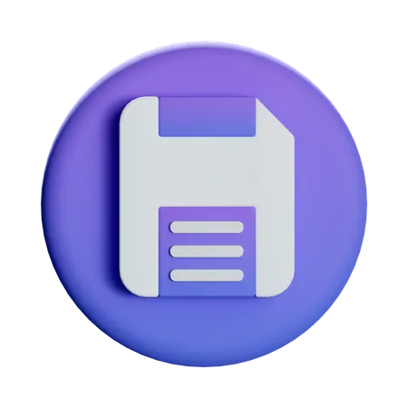 Save Disk  3D Icon
