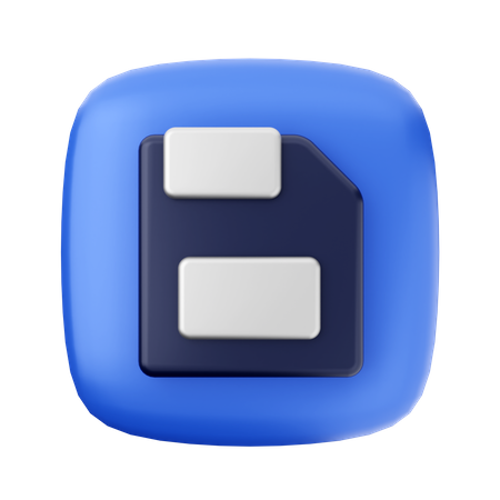 Save Disk  3D Icon