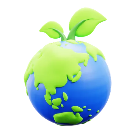 Save earth  3D Icon