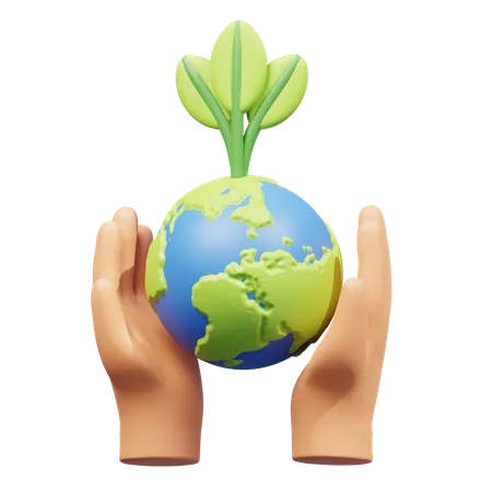 Earth Ecology 3 D Illustrations 3D Icon