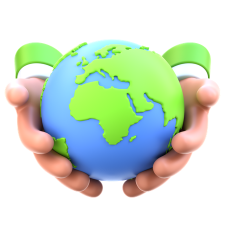 Save Earth  3D Icon