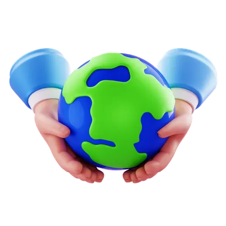 Save Earth  3D Icon
