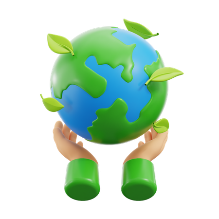 Save Earth  3D Icon