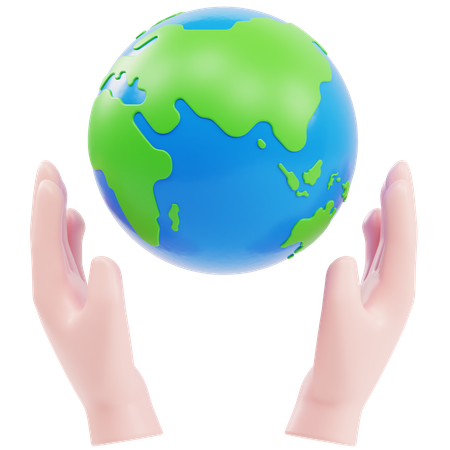 Save Earth  3D Icon