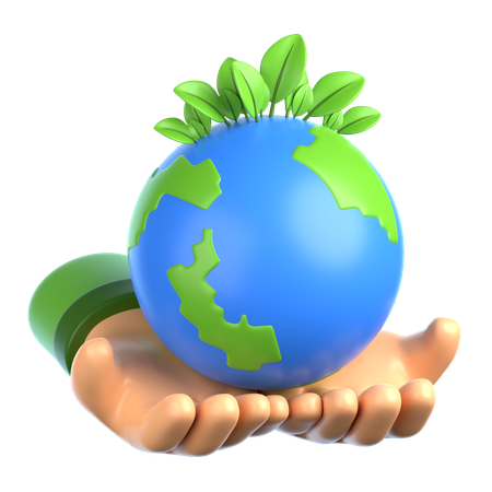 Save Earth  3D Icon