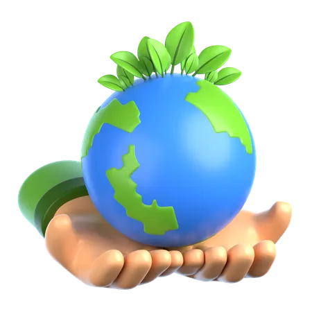 Save Earth  3D Icon