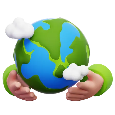 Save Earth  3D Icon