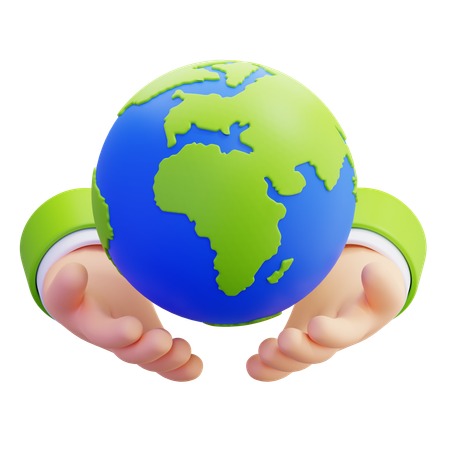 Save Earth  3D Icon