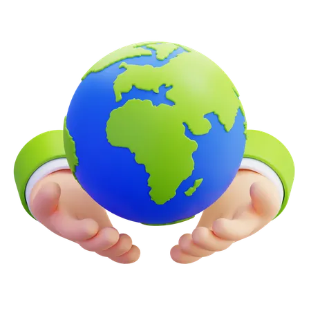 Save Earth  3D Icon
