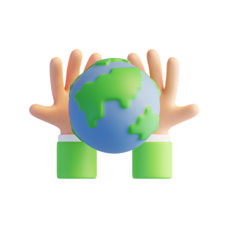 Save Earth  3D Icon