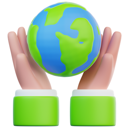 Save Earth  3D Icon