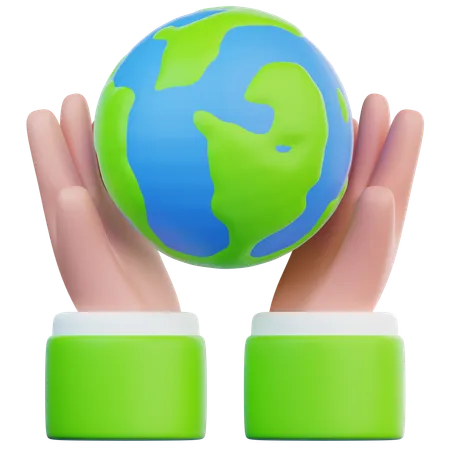 Save Earth  3D Icon