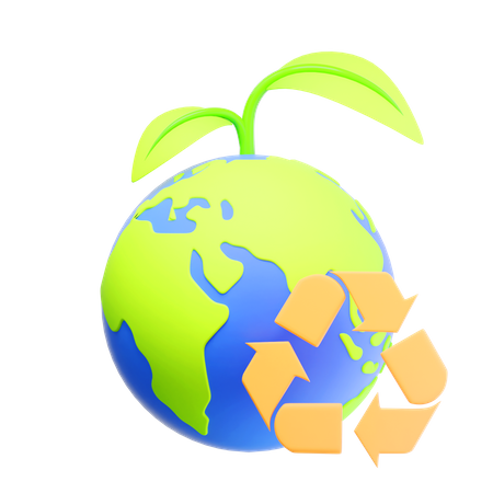 Save Earth  3D Icon