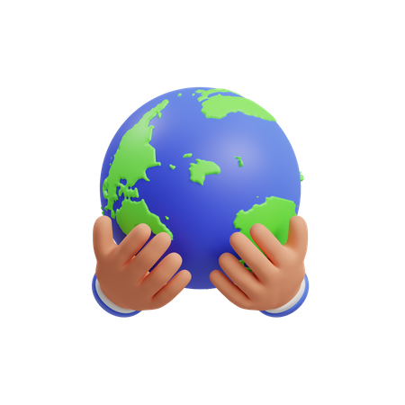 Save Earth  3D Icon