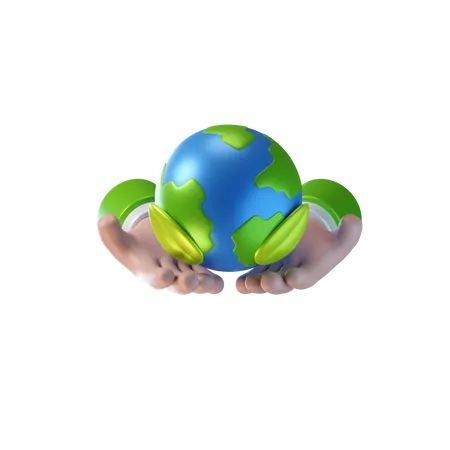 Save Earth  3D Icon