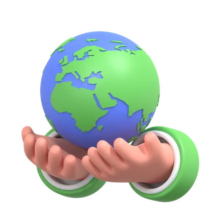 Save Earth  3D Icon