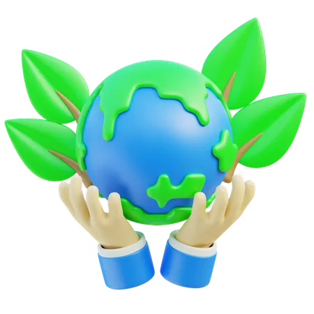 Save Earth  3D Icon