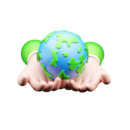 Save Earth  3D Icon