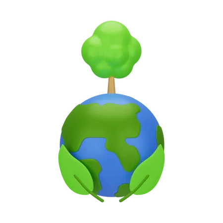 Save Earth  3D Icon