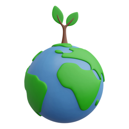 Save Earth  3D Icon