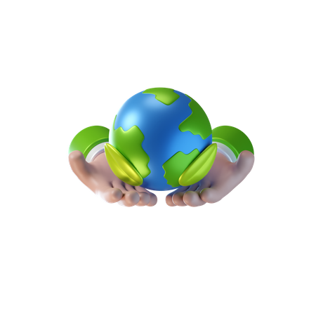 Save Earth  3D Icon