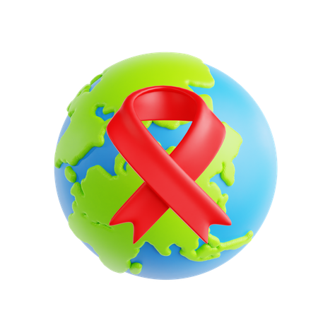 Save Earth From Aids  3D Icon