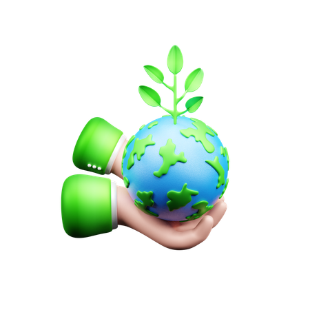 Save Ecology  3D Icon