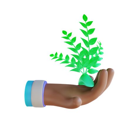 Save Ecology 3D Illustration