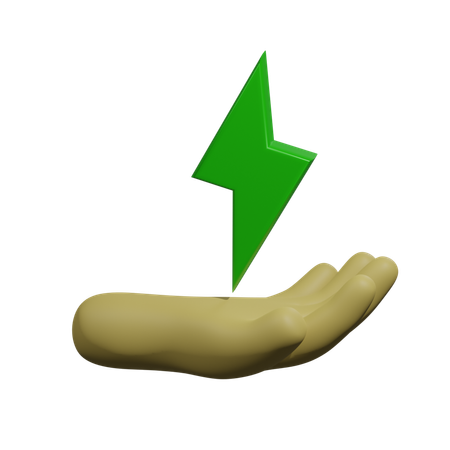Save Electricity  3D Icon