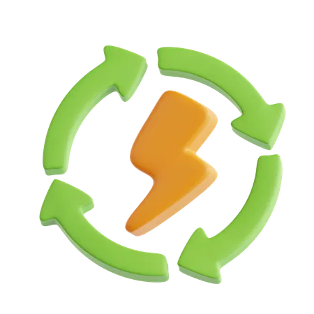 Save energy  3D Icon